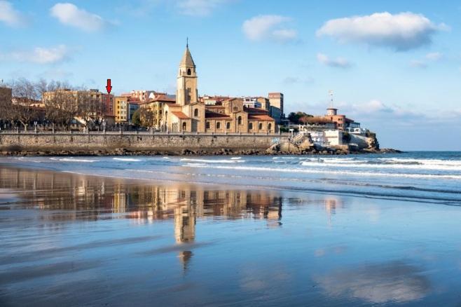 Atico En Cimadevilla Mirando Al Mar Gijón Dış mekan fotoğraf