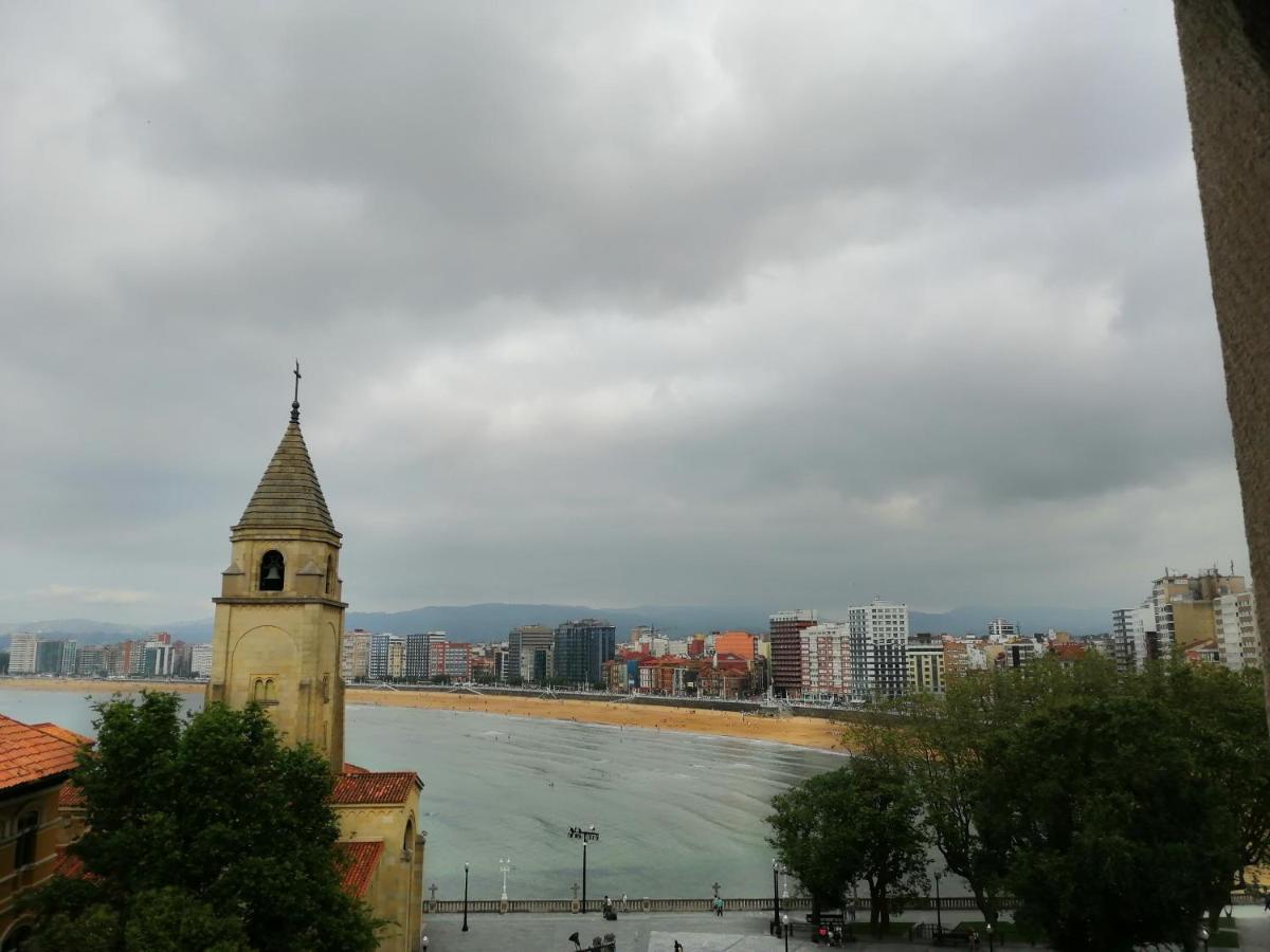 Atico En Cimadevilla Mirando Al Mar Gijón Dış mekan fotoğraf