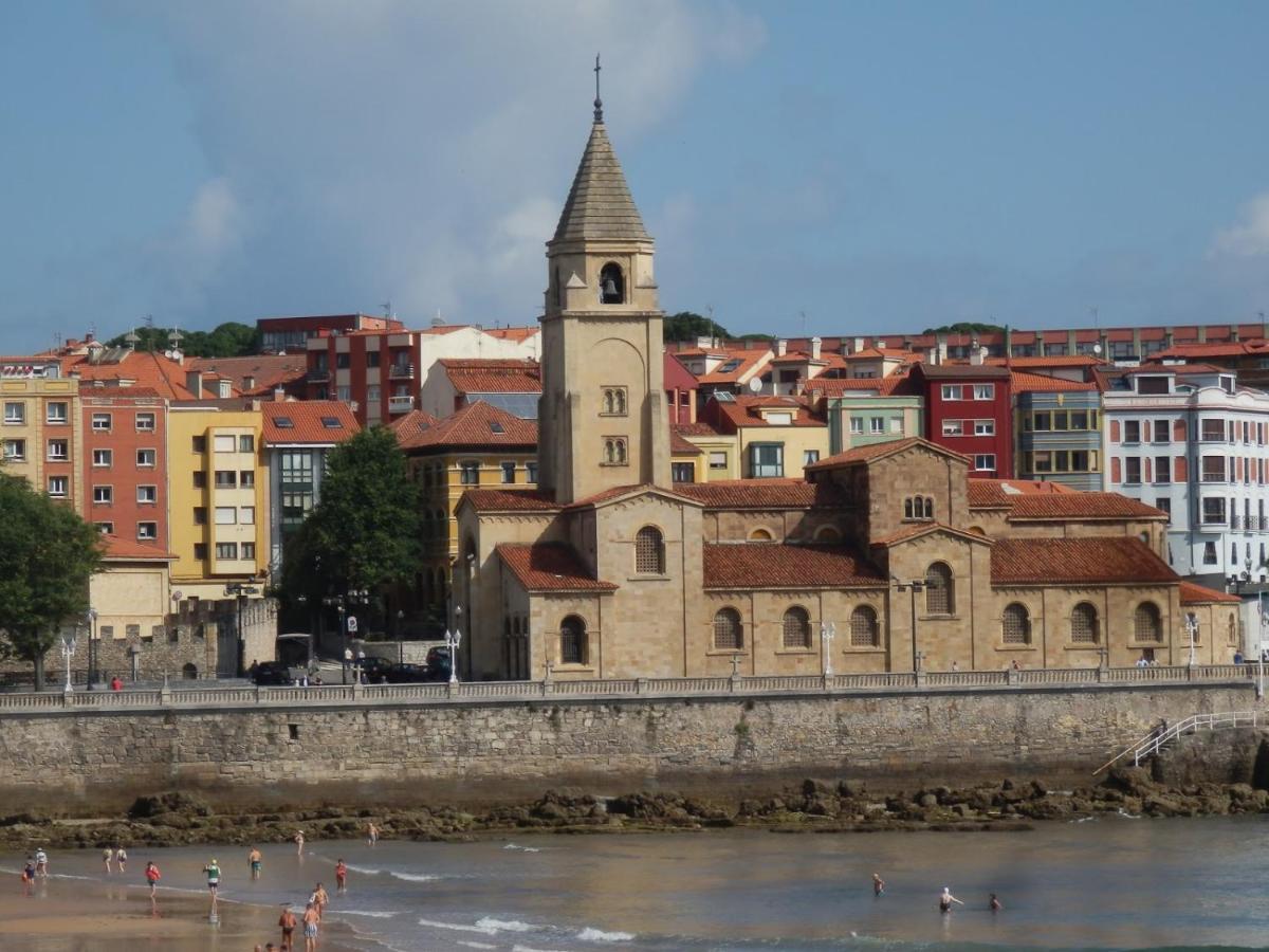 Atico En Cimadevilla Mirando Al Mar Gijón Dış mekan fotoğraf